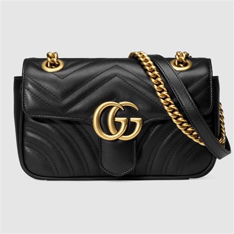 bolsa gucci preta mini